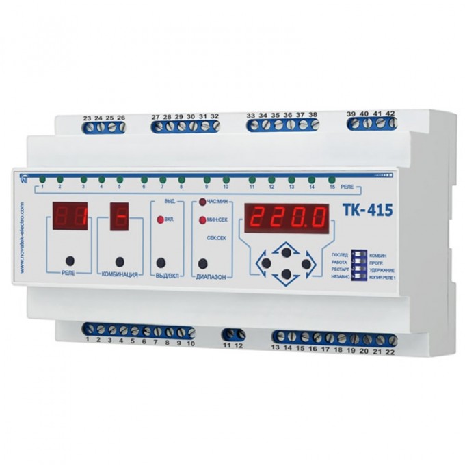 Последовательно-комбинационный таймер NOVATEK ТК-415 9072